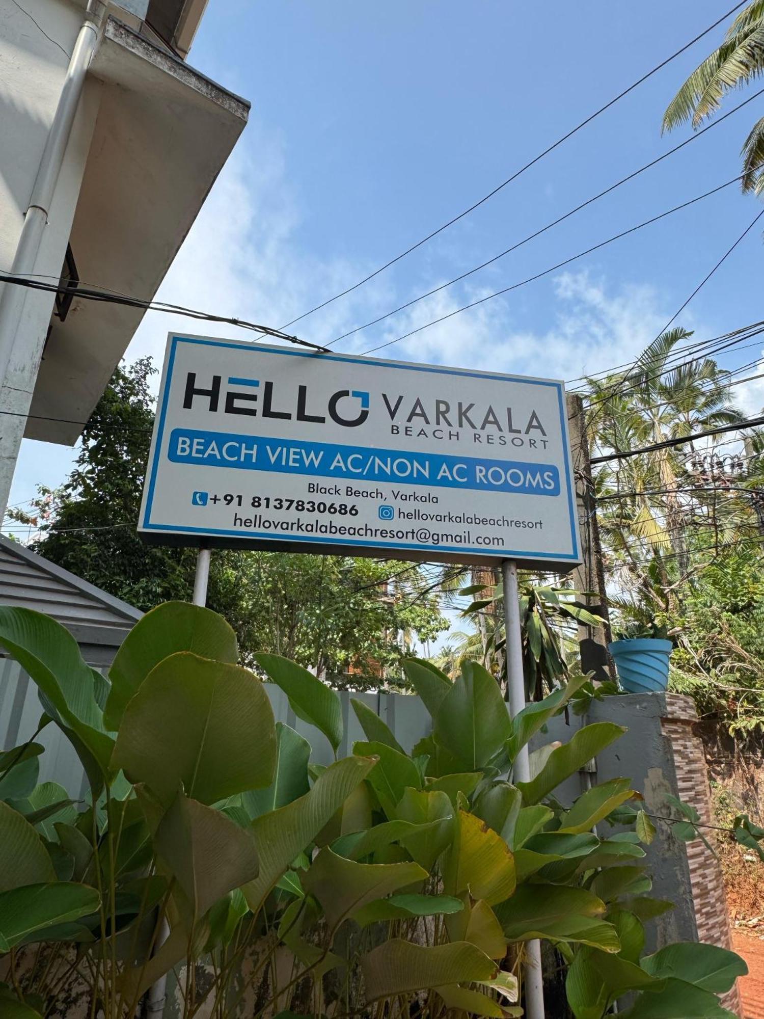 Beach View Balcony Resort By Hello Varkala Esterno foto